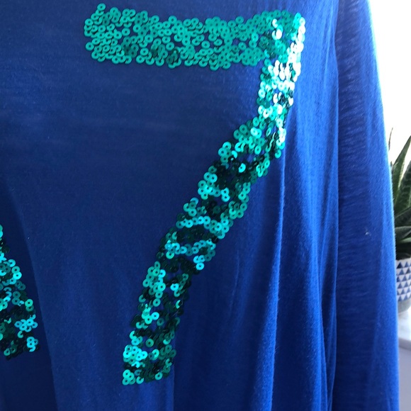 SOLD-Blue Aerie long sleeve top $19 - Picture 2 of 3